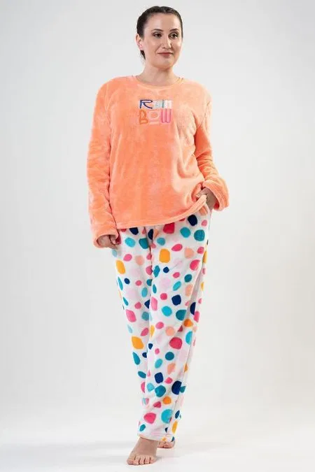 Polar Kumaşlı Kadın Pijama Takımı Vienetta 202110