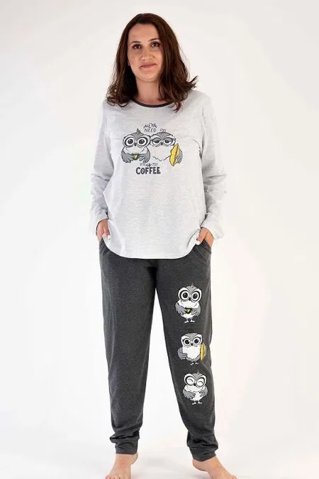 Desenli Kadın Pijama Takımı Vienetta 303282