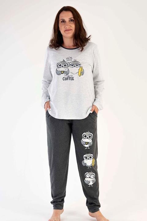 Desenli Kadın Pijama Takımı Vienetta 303282