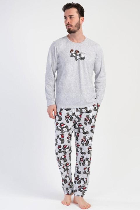 Panda Desenli Uzun Kollu Pijama Takımı Vienetta 312107