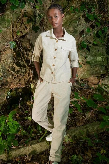 Uzun Kollu Bej Kadın Pijama Takımı Vienetta 405094