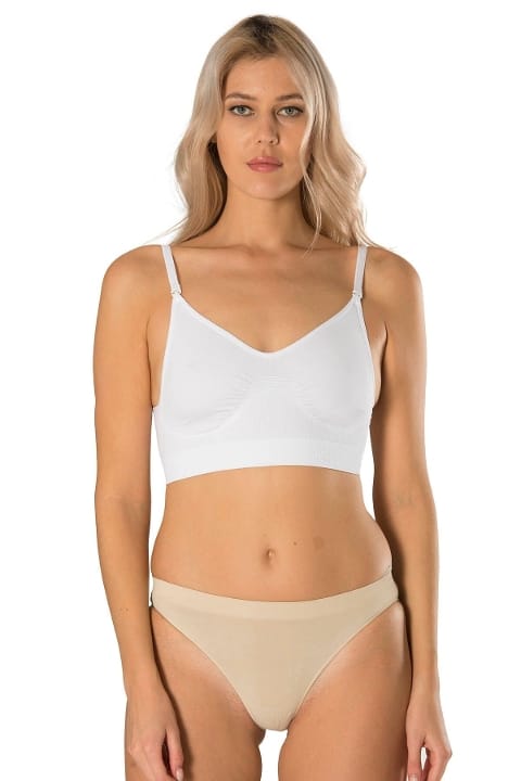 Geniş Kemerli Ayarlanabilir Jartiyer Takımı FormActive 1095 - Beyaz