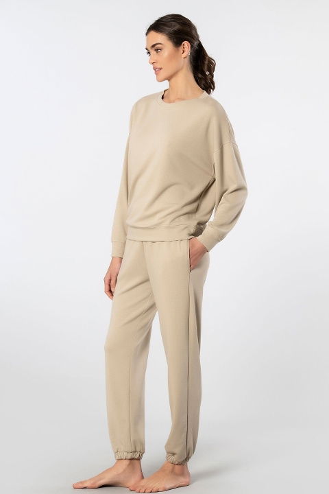 Viskon Polyester Elastan Kadın Jogger Eşofman Takımı Türen 3611 - 2