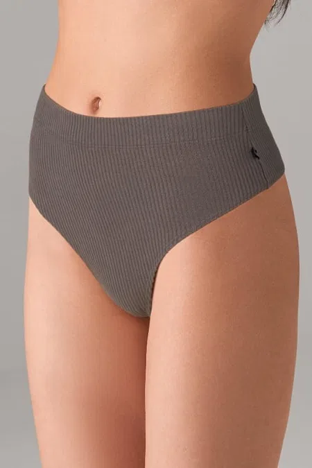 Fitilli Yüksek Bel Tanga String Doreanse 6125 - Siyah