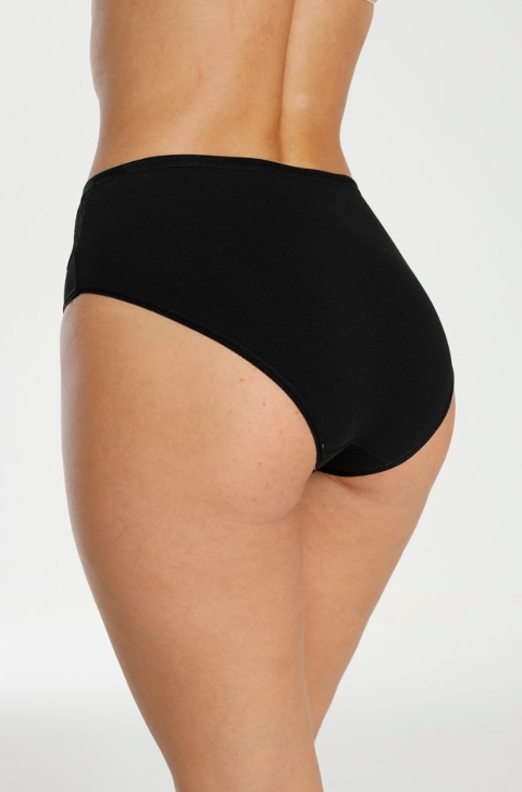 Dantelli Yüksek Bel Külot Mor Öztaş 21007 - Görsel