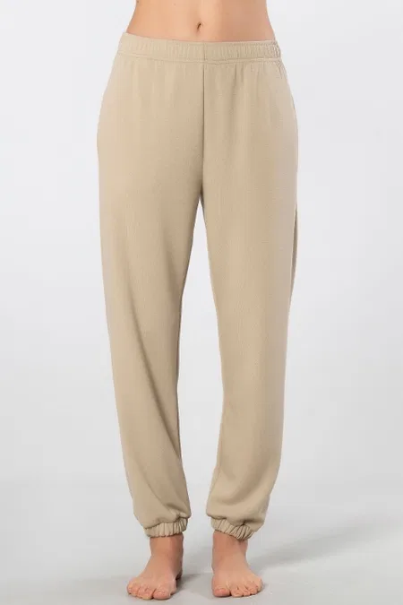 Lastikli Cepli Jogger Pantolon Viskon Polyester Türen 3614