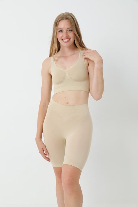 Kalın Askılı Toparlayıcı Büstiyer FormActive 1085 - Ten