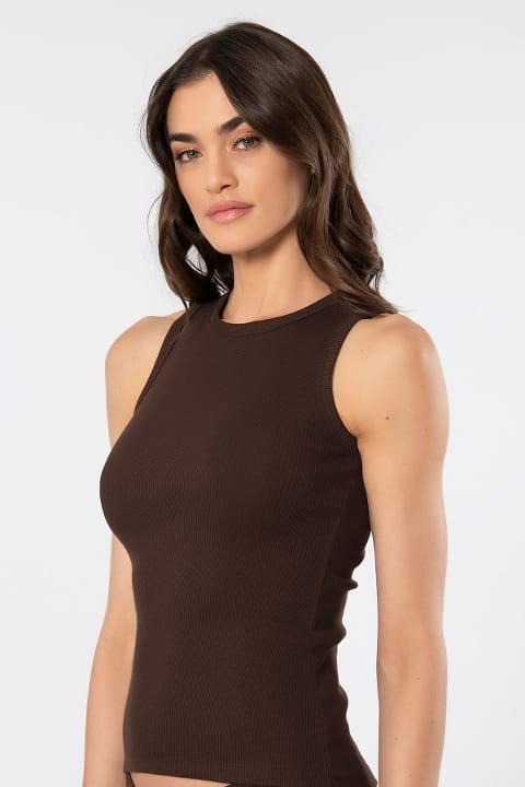 Ribana Fitilli Kalın Askılı Kadın Atlet Türen 3407 - 2