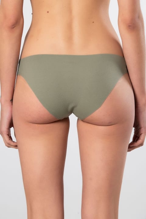 Yüksek Bel Pamuklu Bikini Kadın Külot Türen 907 - Yeşil