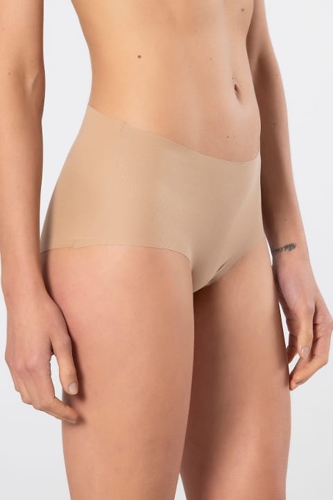 Yüksek Bel Pamuklu Kadın Külot Gri Türen 911 - Vizon