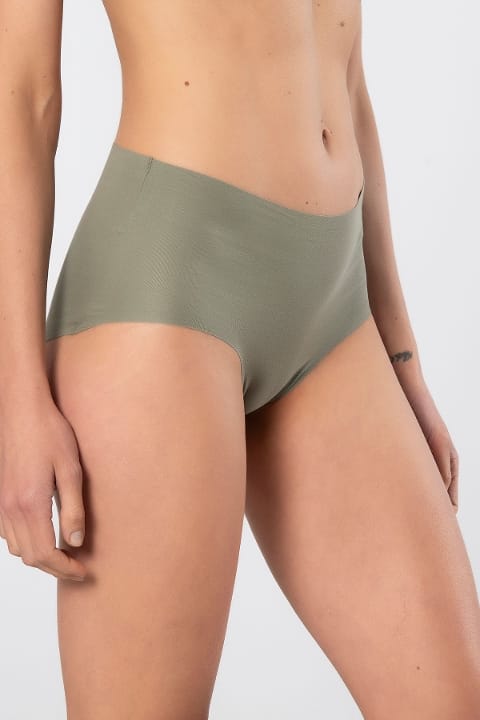 Yüksek Bel Lazer Kesim Pamuklu Kadın Külot Lila Türen 911 - 2