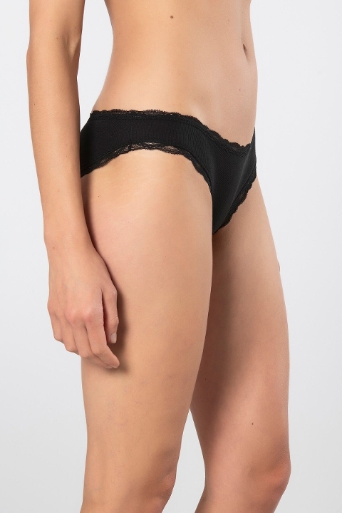 Türen Dantelli Likralı Yüksek Bel Bikini Külot 2li Türen 928 - Görsel 3