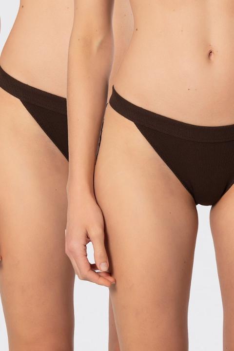 Türen Likralı Yüksek Bel Tanga Külot 2'li Türen 931