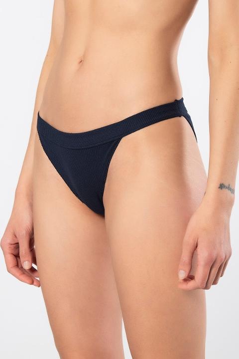 Yüksek Bel Esnek Ribana Külot 2li Türen 931 - Lacivert