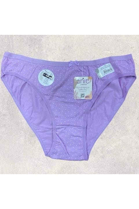 Yüksek Bel Destekli Puantiyeli Bikini Külot Anıt 3857 - Asorti