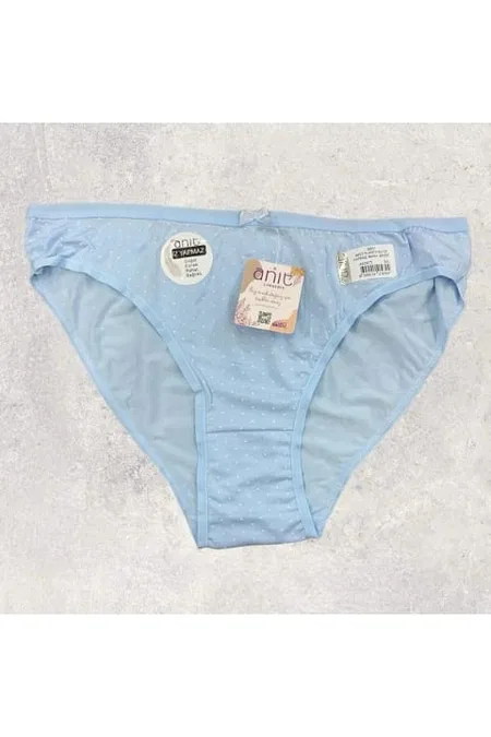 Yüksek Bel Destekli Puantiyeli Bikini Külot Anıt 3857 - Asorti