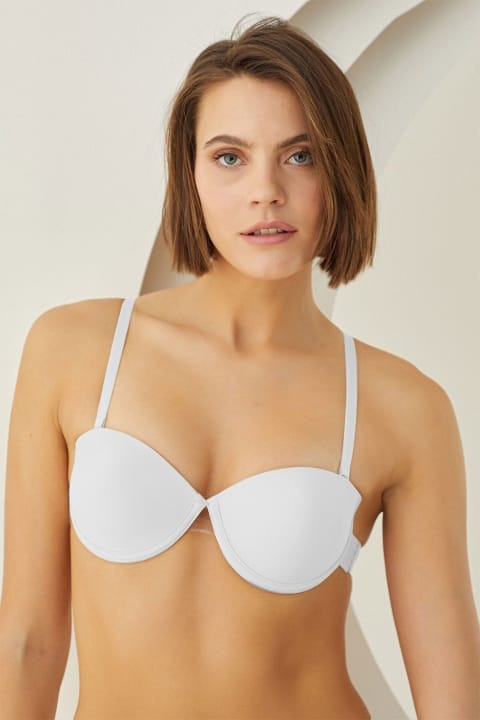 Dantel Detaylı Straplez Sütyen NBB 30017