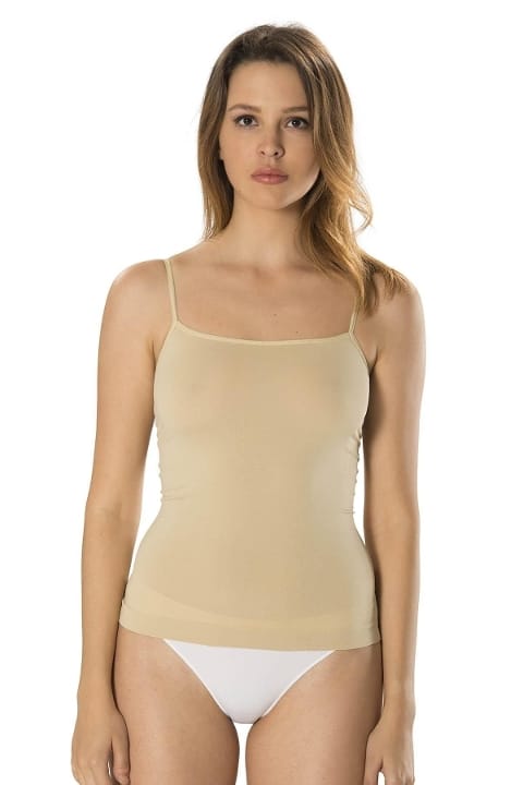 Nefes Alan Pamuklu Kalın Askılı Atlet Takımı FormActive 2015 - Ten