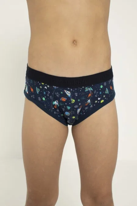 Likralı Yüksek Bel Erkek Çocuk Boxer Öztaş 3725-F - Görsel
