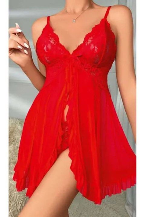 İp Askılı Fırfırlı Body Ruselin 2099