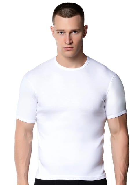 Kısa Kollu Pamuklu Erkek Atlet Fanila Gümüş 4050