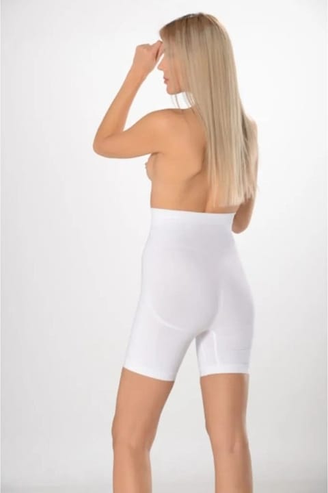 Beyaz Dikişsiz Yüksek Bel Korse FormActive 1011 - 2
