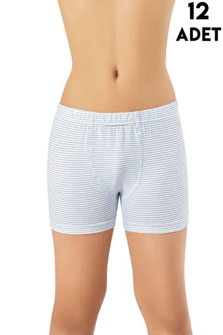 Pamuklu Rahat Kesim Baskılı Erkek Çocuk Boxer Kota 1027 - Asorti