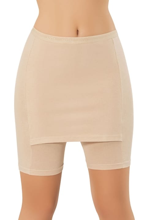 Yüksek Bel Modal Kadın Tayt Kota 4135 - Ten