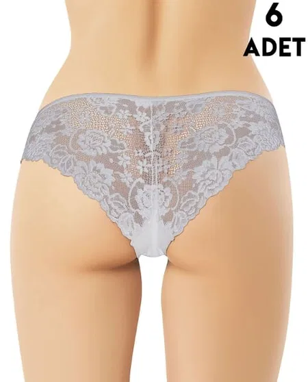 Kota Yüksek Bel Destekli Dantelli Bato Külot Kota 5025 - Görsel 3