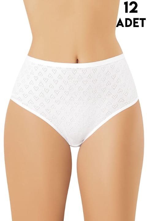 Yüksek Bel Esnek Ribana Külot Kota 5032