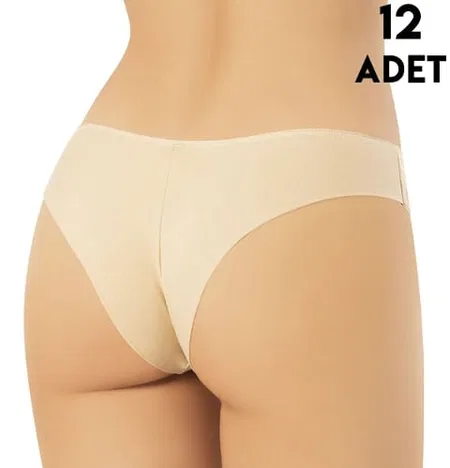 Yüksek Bel Destekli Bikini Külot Kota 5103 - Ten