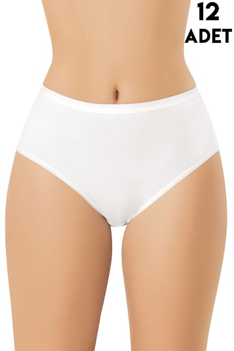 Geniş Kenarlı Yüksek Bel Modal Kadın Külot Kota 5109 - 2