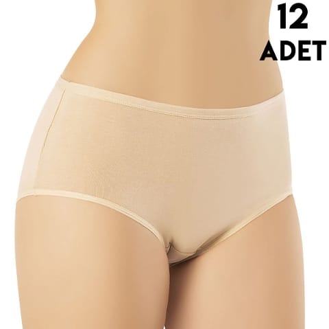 Yüksek Bel Destekli Kadın Külot Kota 5110 - Ten