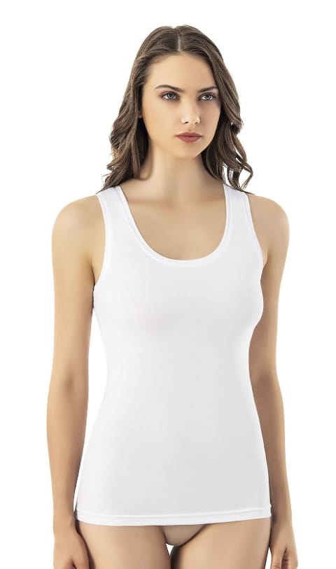 Geniş Askılı Nefes Alan Modal Atlet Kota 6603