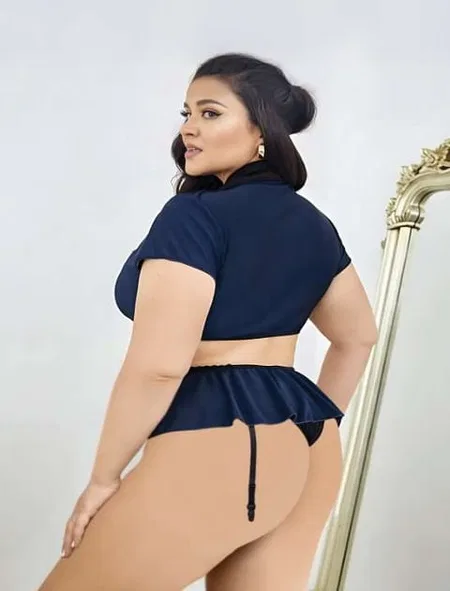 Real Passione Lacivert Kravat Detaylı Seksi Kostüm Real Passione 19018 - Görsel 2