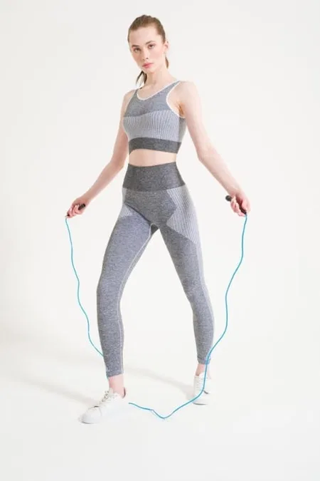 Toparlayıcı Dikişsiz Yüksek Bel Spor Tayt FormActive 1700