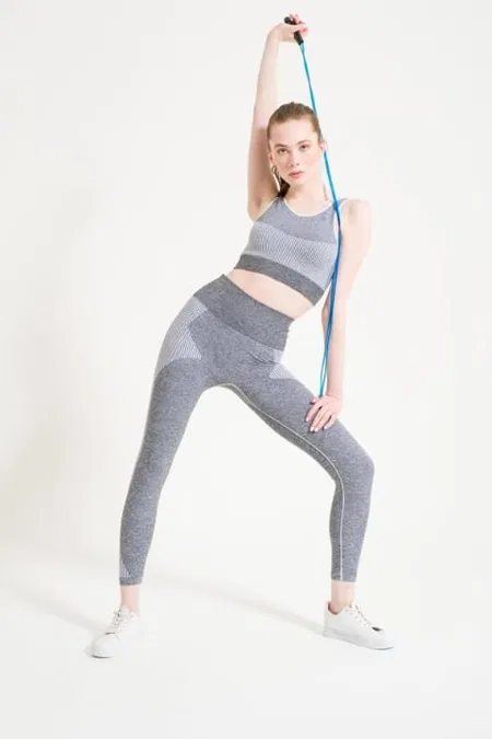 Toparlayıcı Dikişsiz Yüksek Bel Spor Tayt FormActive 1700 - 2