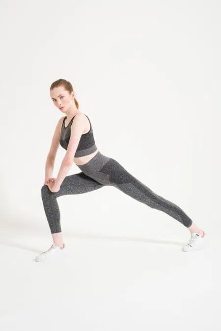 Dikişsiz Melanjlı Yüksek Bel Spor Tayt FormActive 1700