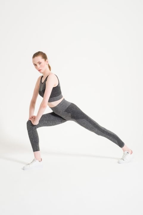 Dikişsiz Melanjlı Yüksek Bel Spor Tayt FormActive 1700