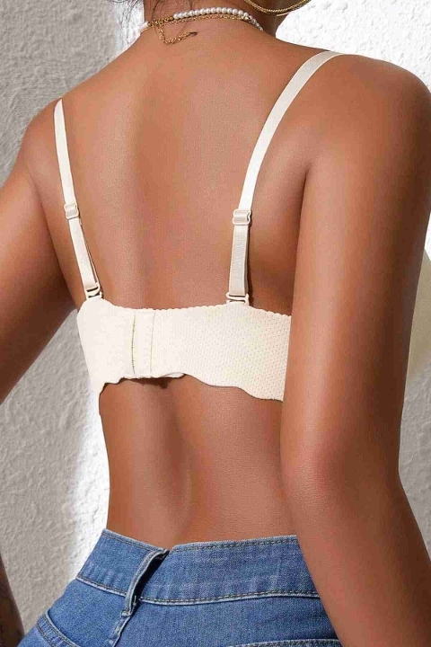 Dikişsiz Balensiz Hafif Destekli Lazer Kesim Görünmez Sütyen Merry See MSB2471 TEN - Ten