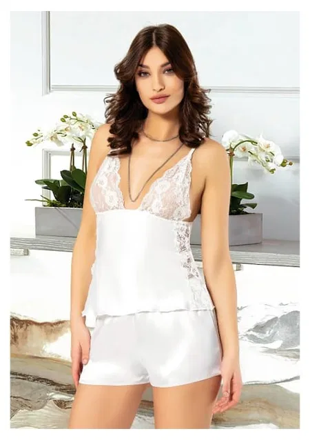 Göğüs Dekolteli Saten Şortlu Pijama Takımı Miss Laris 3065 - 2