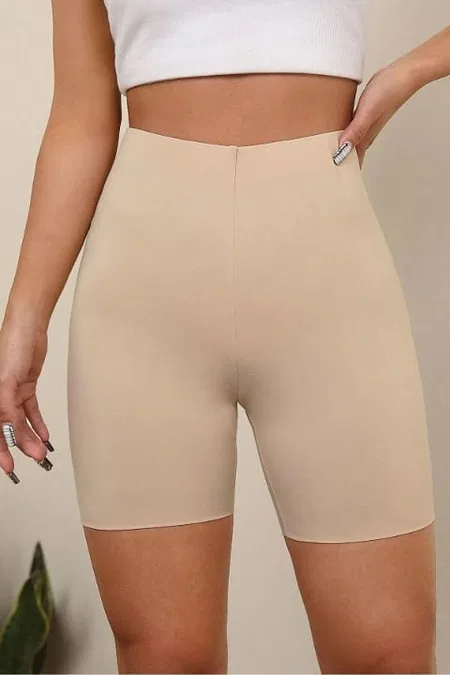 Silikonlu Uzun Paçalı Korse Miss Fit 12701 - Ten