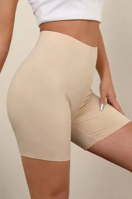 Silikonlu Uzun Paçalı Korse Miss Fit 12701 - Ten