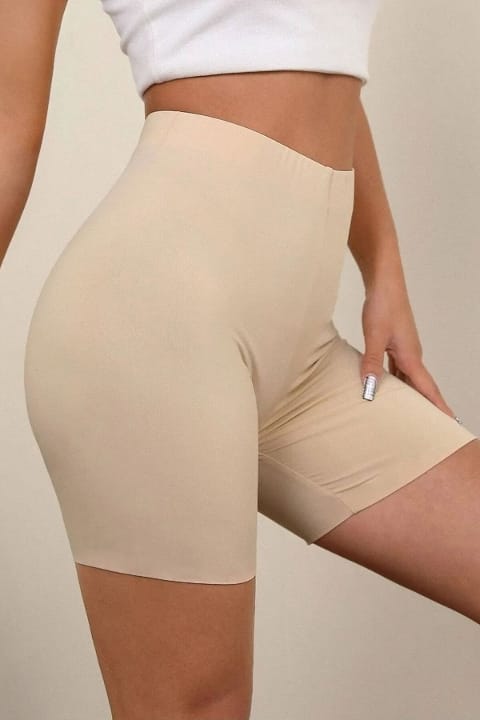 Silikonlu Uzun Paçalı Korse Miss Fit 12701 - Ten