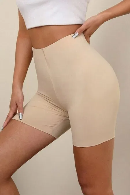 Silikonlu Uzun Paçalı Korse Miss Fit 12701 - Ten