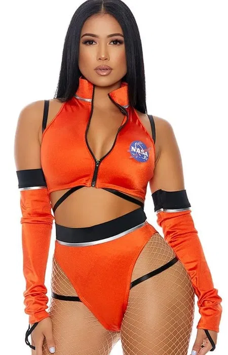 Turuncu Nasa Logo Fantezi Kostüm Loomerie 325 - Turuncu