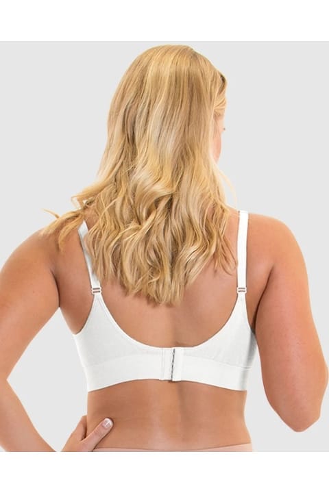 Pamuklu Astar ve Klipsli Emzirme Büstiyer FormActive 1220 - Beyaz
