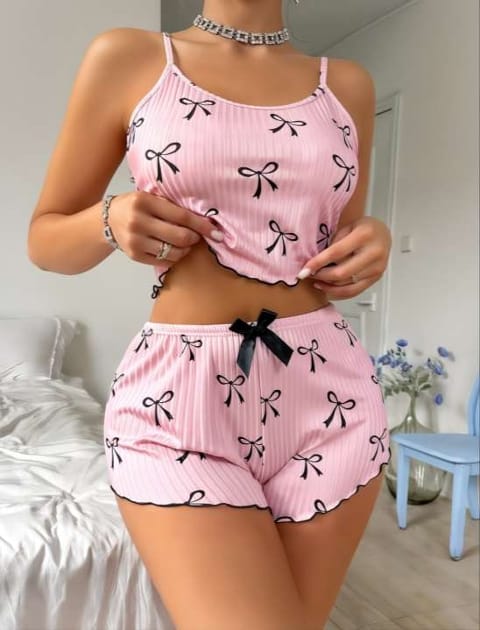 Yazlık Fitilli Kumaş Pijama Takımı Real Passione 14