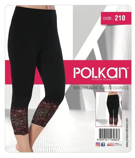 Yüksek Bel Dikişsiz Kadın Tayt Polkan 210