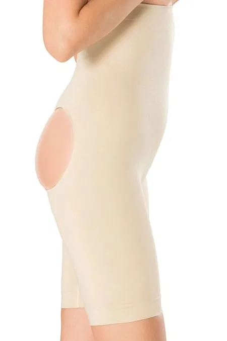 Yüksek Bel Popo Açık Push-up Kadın Korse FormActive 1015 - Ten